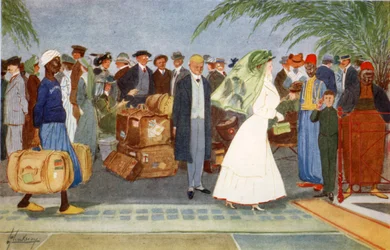 Globe Trotters, z „Jasnej strony Egiptu”, 1908